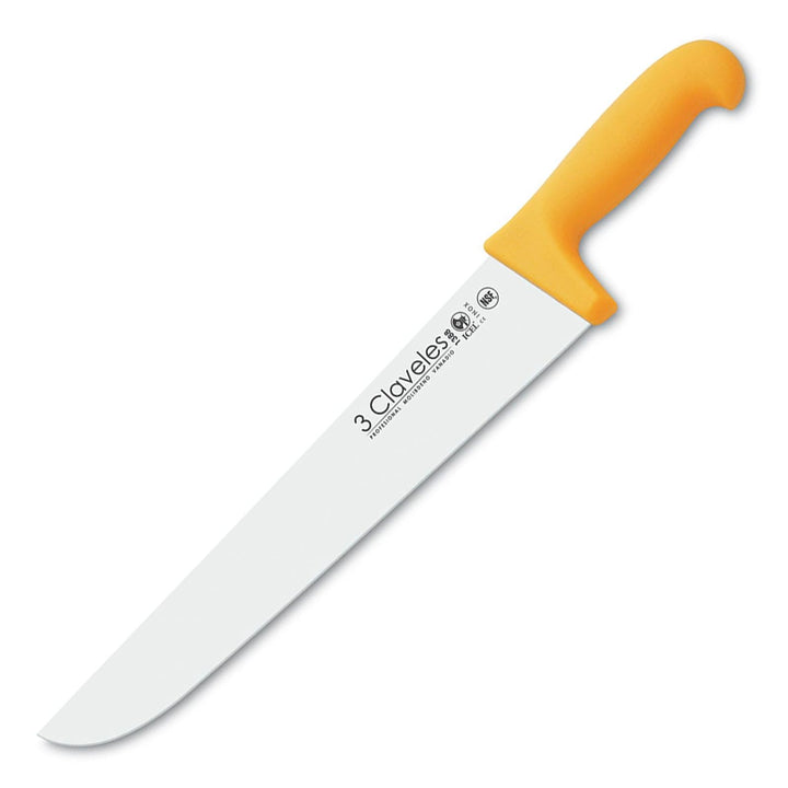 CUCHILLO CARNICERO POLIPROPILENO AMARILLO 30 cm - 12" FH 3C