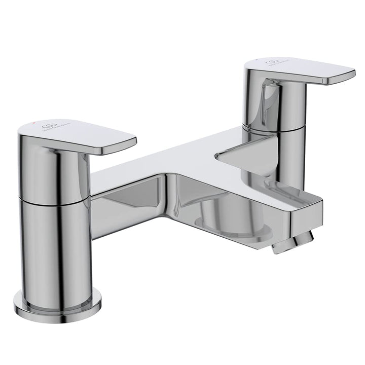 Ideal Standard BC694AA Cerafine D Badewanneneinlauf, Chrome, Dual Control Bath Filler, Dual Control