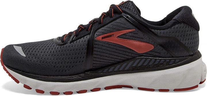 Brooks Adrenaline Gts 20, Laufschuhe für Herren 7 Wide Black Ebony Ketchup, 7 Wide Black Ebony Ketch