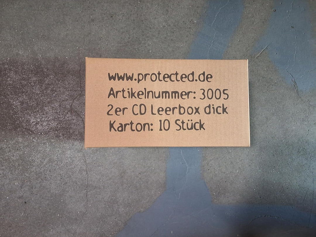 Protected 2er CD Leerkassette (Dick)