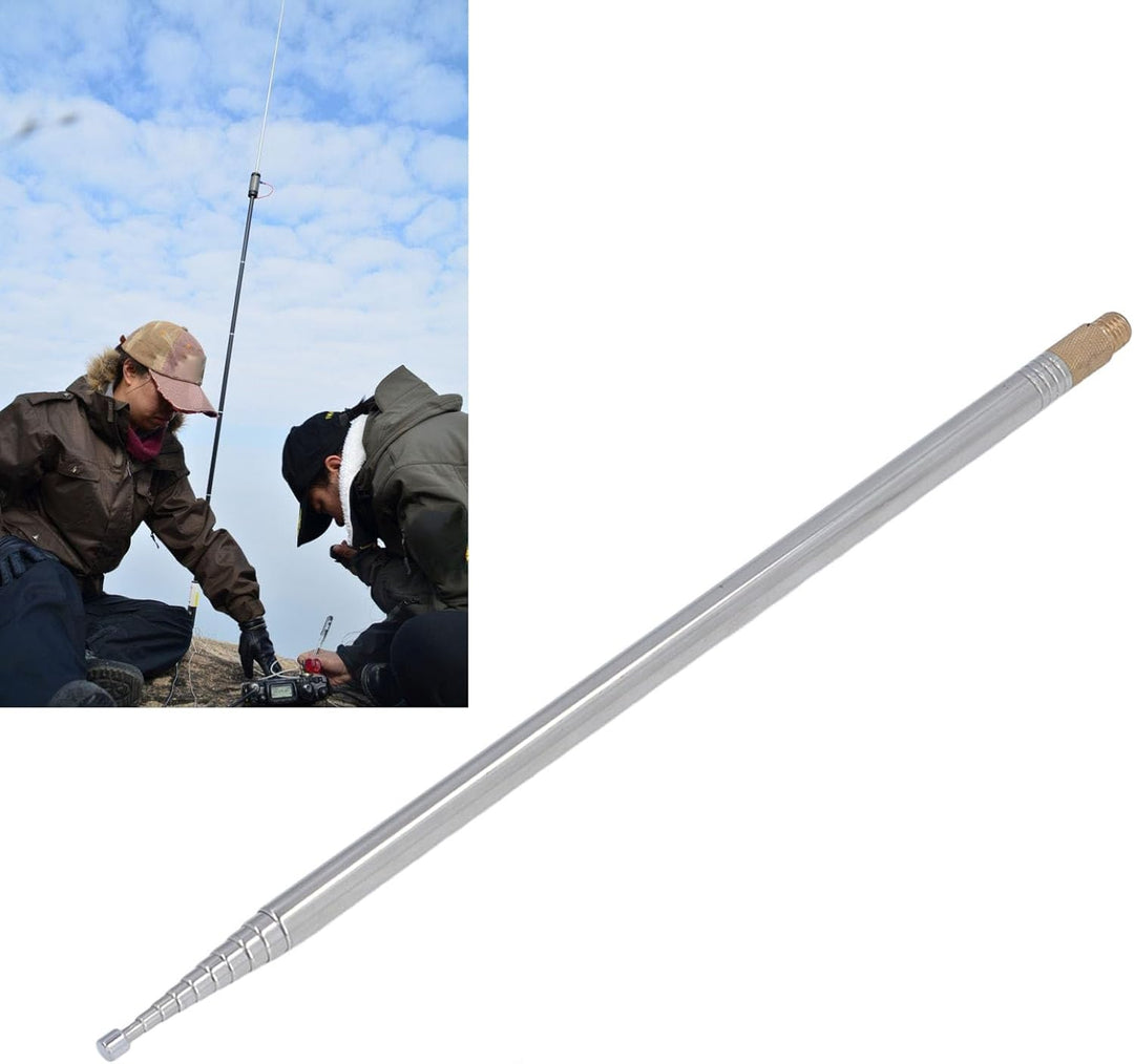 Pac 12 Shortwave Antenna Vollband 7 MHz bis 50 MHz Teleskope Edelstahlantenne 10 Abschnitte bis zu 2