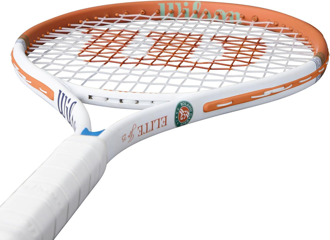 Wilson Roland-Garros 2026 Elite Jr 25 Tennisschläger, Leicht & einfach zu manövrieren, Mit Halbhülle