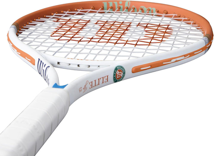 Wilson Roland-Garros 2026 Elite Jr 25 Tennisschläger, Leicht & einfach zu manövrieren, Mit Halbhülle