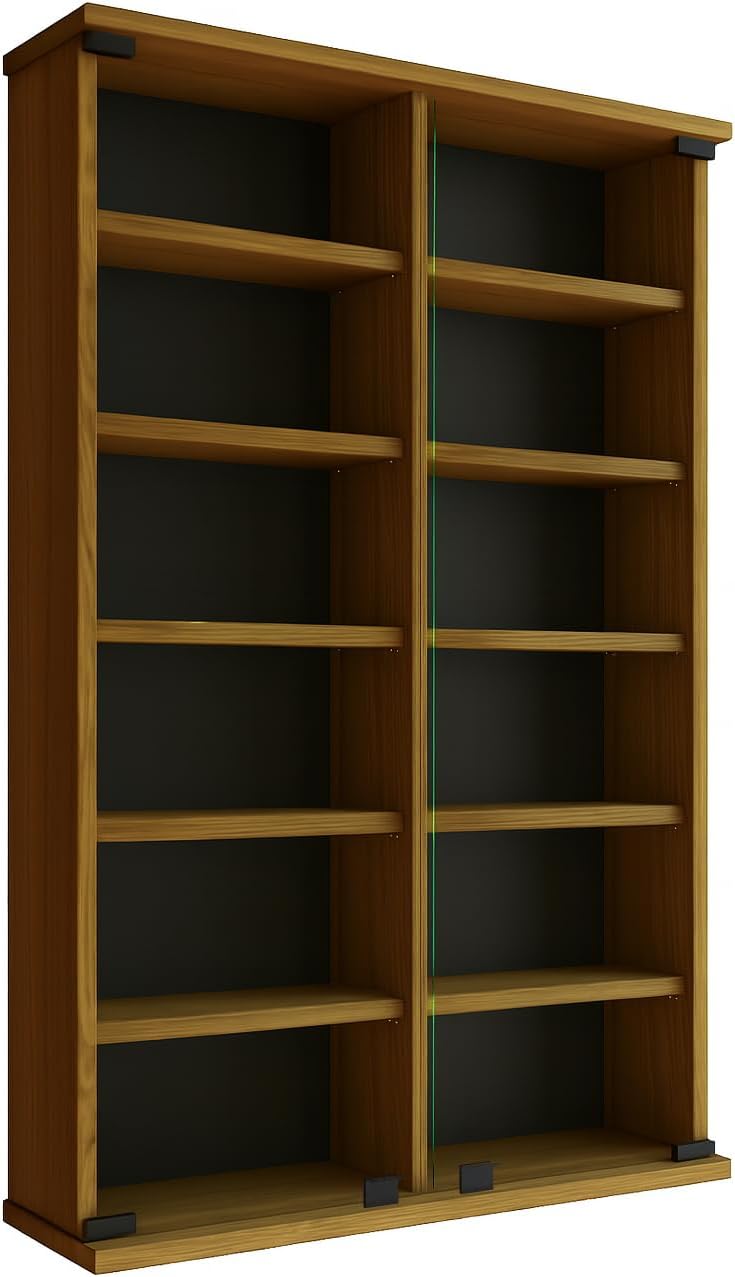 VCM Wandregal Hängeregal Wandschrank Hängeschrank Wandvitrine Wandschrank Zuntisa Buche, Buche