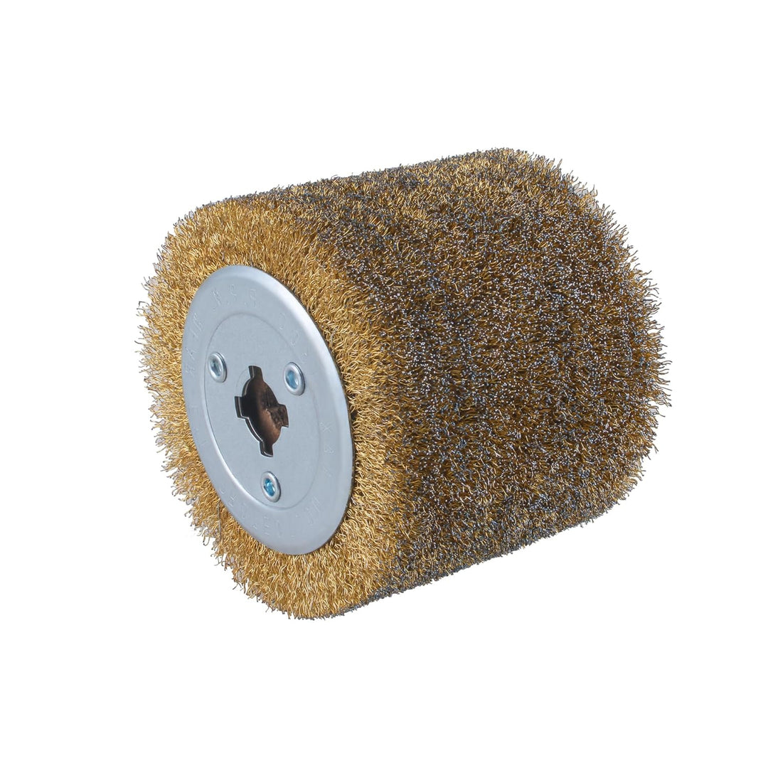 Schleifwalze Bürste 1 Stück, 120 x 100 x 19mm Zeichendraht-Rad, Drahtziehradbürste, Schleifbürsten,