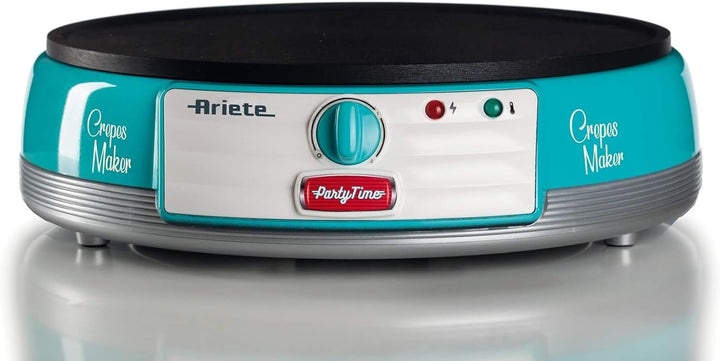ARIETE 202/01 Partytime crepe maker 1000 W Turquoise Hellblau, Hellblau