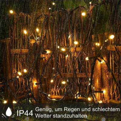 UISEBRT 100m 1000 LED Lichterkette Aussen Innen Dekoration für Weihnachten, Ostern, Halloween, Hochz