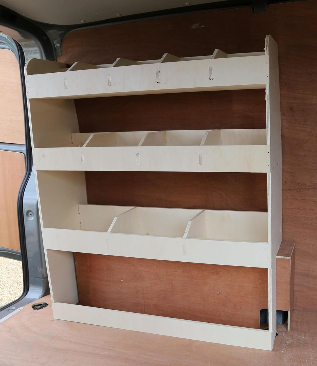 Vanify - Kompatibel mit Volkswagen Transporter T5 T6 L1 2003+ Fahrzeugeinrichtung Fahrzeugregale, Fa