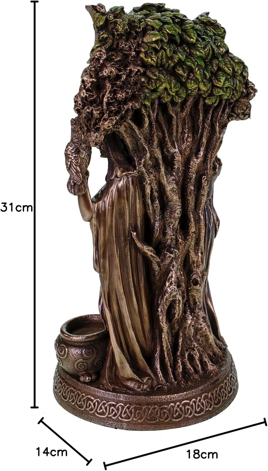 Keltische Trinity Göttin Statue Figur Skulptur Wicca Trinität keltisch