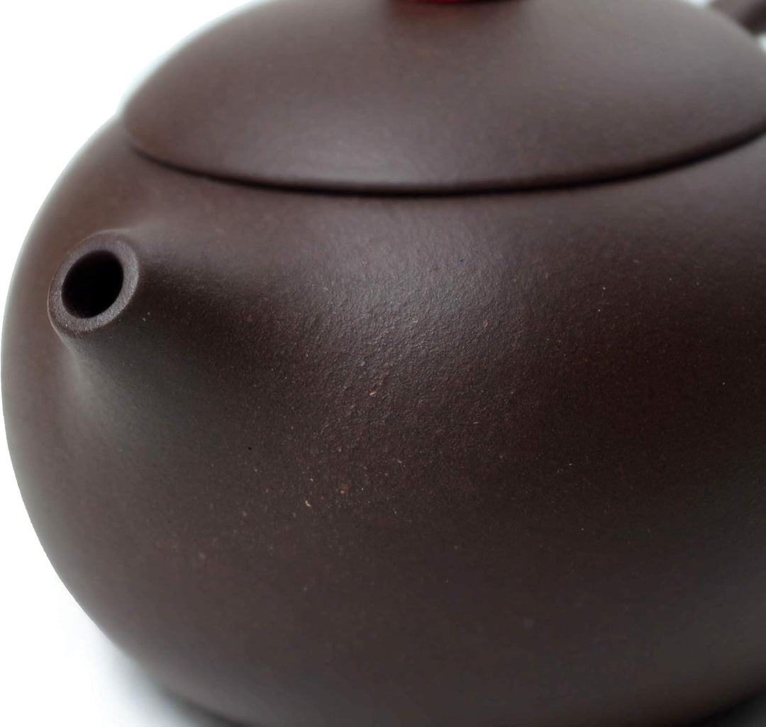 Yxhupot Teekanne, 175 ml, chinesische Yixing-Teekanne, Xishi Zisha Clay, natürlicher Schlamm Loch mi