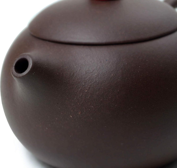 Yxhupot Teekanne, 175 ml, chinesische Yixing-Teekanne, Xishi Zisha Clay, natürlicher Schlamm Loch mi