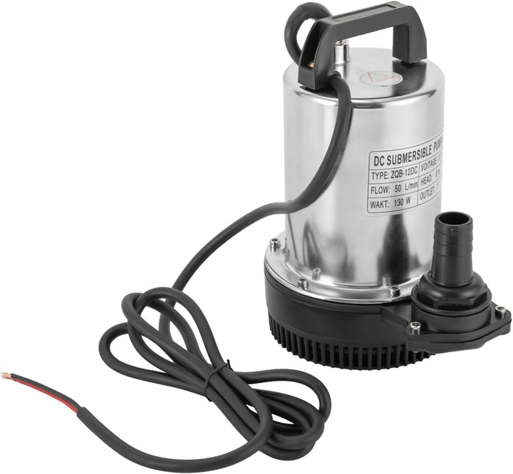 Tauchpumpe Wasserpumpe DC Tauchpumpe Schmutzwasserpumpe 6000L/H DC 12V 160W Fischzucht Fisch Pumpe E