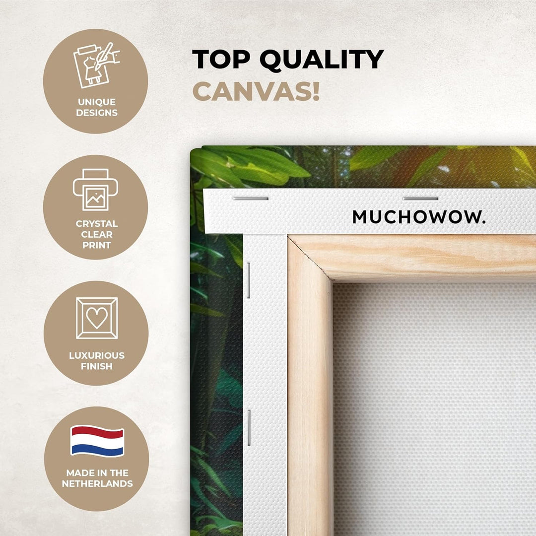 MuchoWow© Leinwandbild Gross 120x80 cm XXL Dekoration Wohnzimmer Bilder Aufhängen Wall Decoration Li