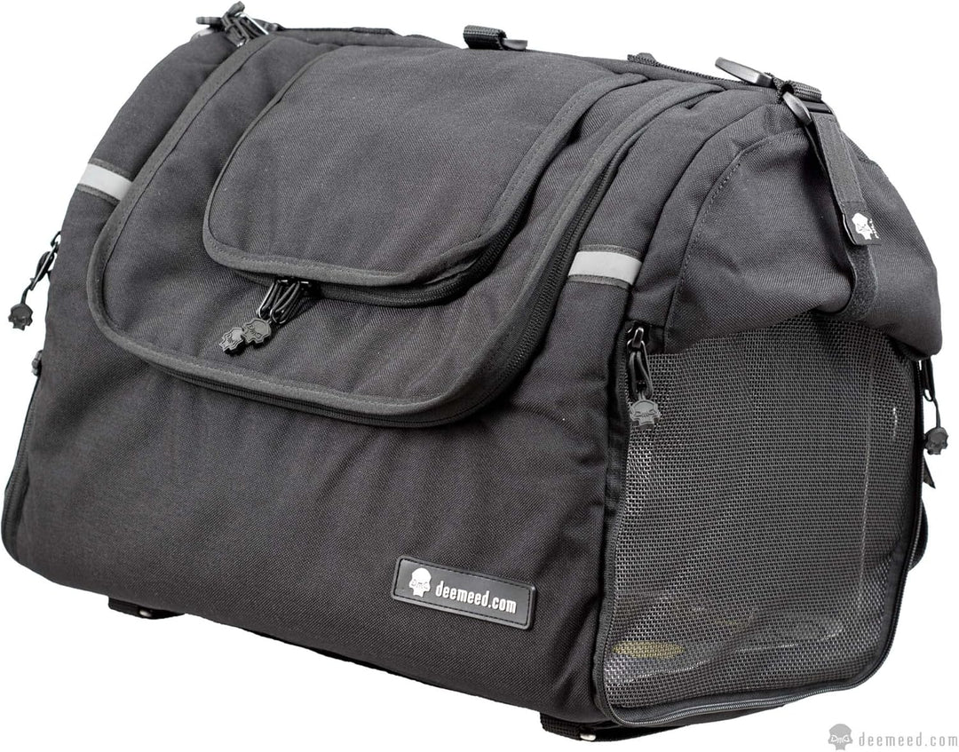 DEEMEED PETBAG Motorradtasche für Hunde und Katzen(2-5 kg), wasserdicht, tragbar, dreifach belüftet,