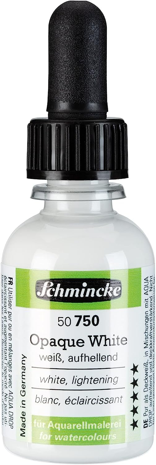 Schmincke - AQUA DROP, flüssige, hochlichtechte Aquarellfarbe, 8 x 30 ml Farben, 78 703 097, Set für