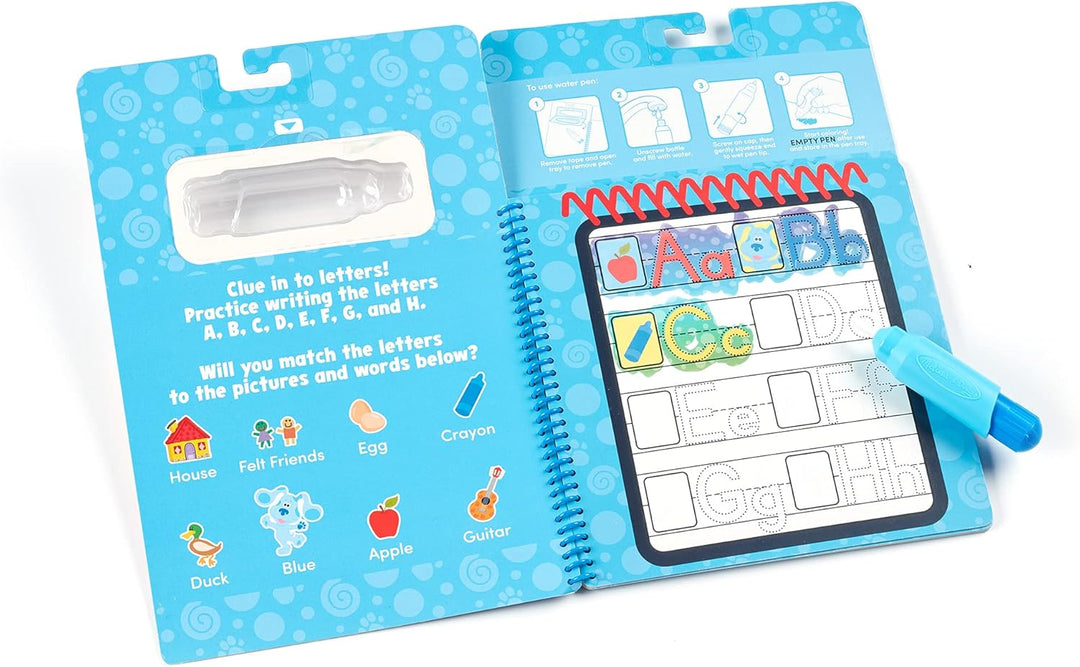Melissa & Doug 33000 Blue's Clues & You Water Wow-Alphabet, Mehrfarbig, Alphabet