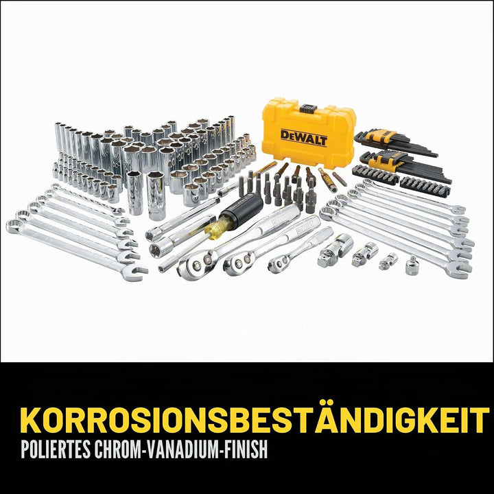 DeWalt Mechaniker-Werkzeugsatz und Steckschlüssel-Set, 168-teilig (DWMT73803) 168 PC Werkzeugset und
