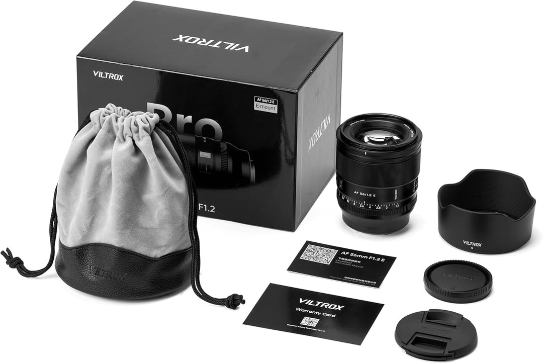 VILTROX 56mm F1.2 Pro E,AF 56mm f1.2 E Mount Objektiv für Sony,Autofokus APS-C Objektiv für Sony a7S
