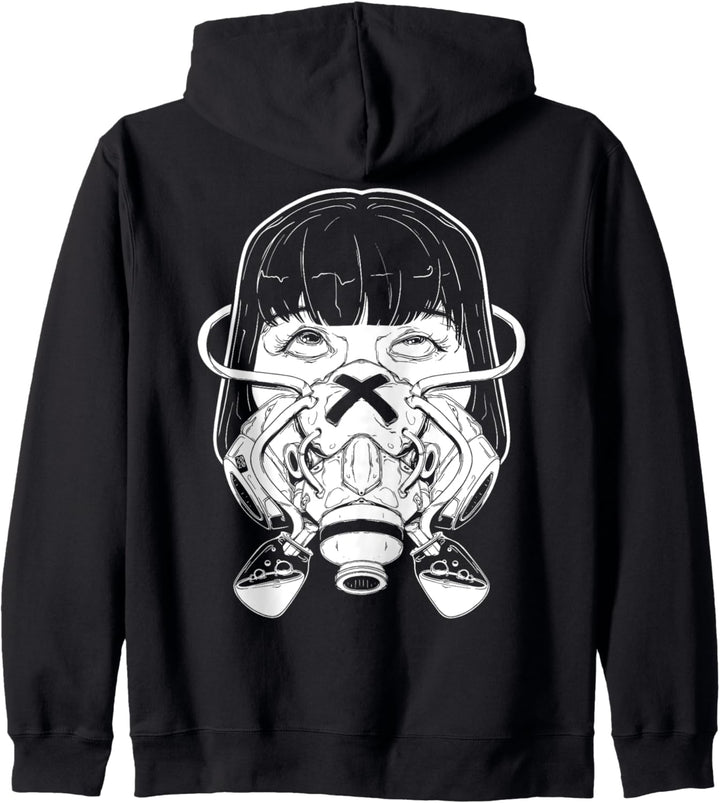 Vaporwave Grunge Aesthetic | Punk Goth | Cyber Grunge Kapuzenjacke