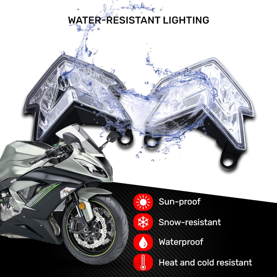 aVDB-moto LED Bremslicht/Rücklicht kompatibel mit KAWASAKI Z800 Z-800 2013-2016 Plug & Play mit inte
