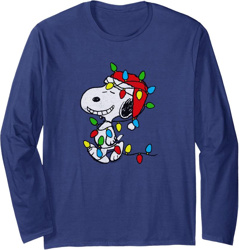 Peanuts - Christmas Snoopy X-Mas Lights Langarmshirt