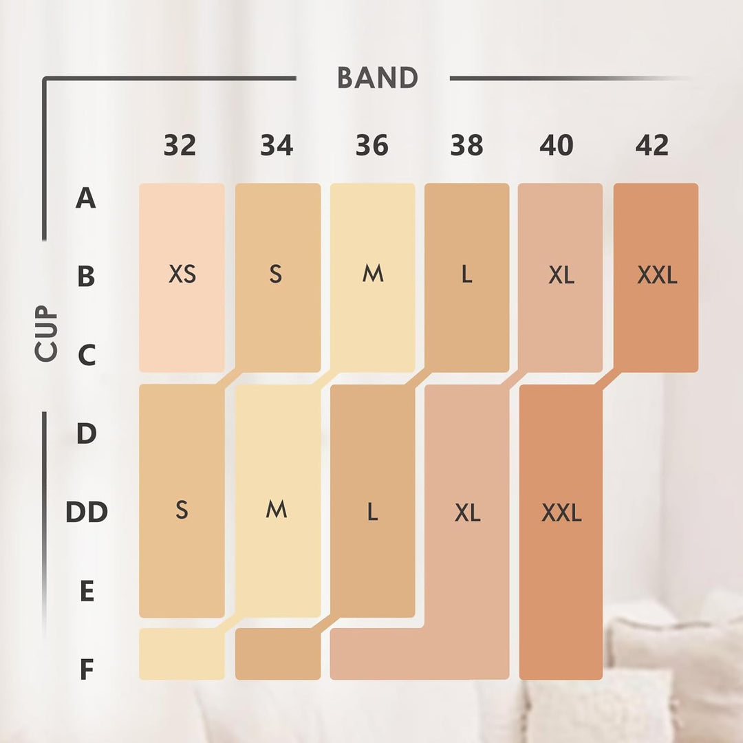 MOMANDA Damen Still BH ohne Bügel Soft Gepolstert Gerippt Schwangerschafts BHS Schlaf Bequemer XXL H