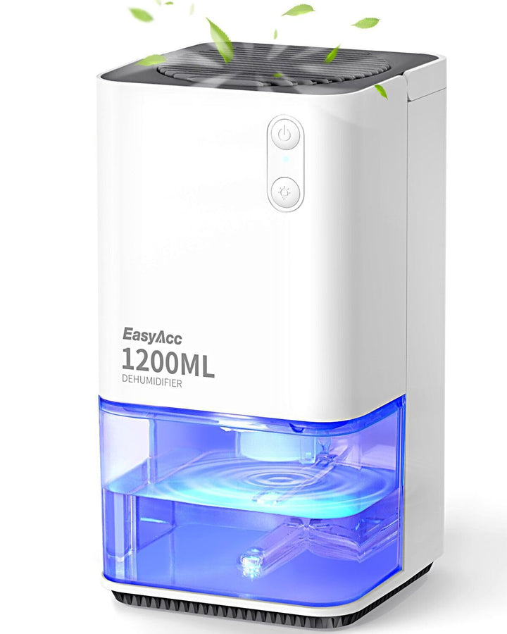 Luftentfeuchter 1200ml,EasyAcc Luftentfeuchter Elektrischer Entfeuchter Leise Tragbarer Raumentfeuch