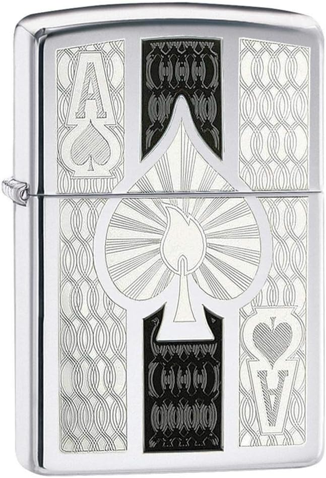 Zippo Feuerzeug 60001616 Anne Stokes Benzinfeuerzeug, Messing, high polish chrome, 1 x 3,5 x 5,5 cm