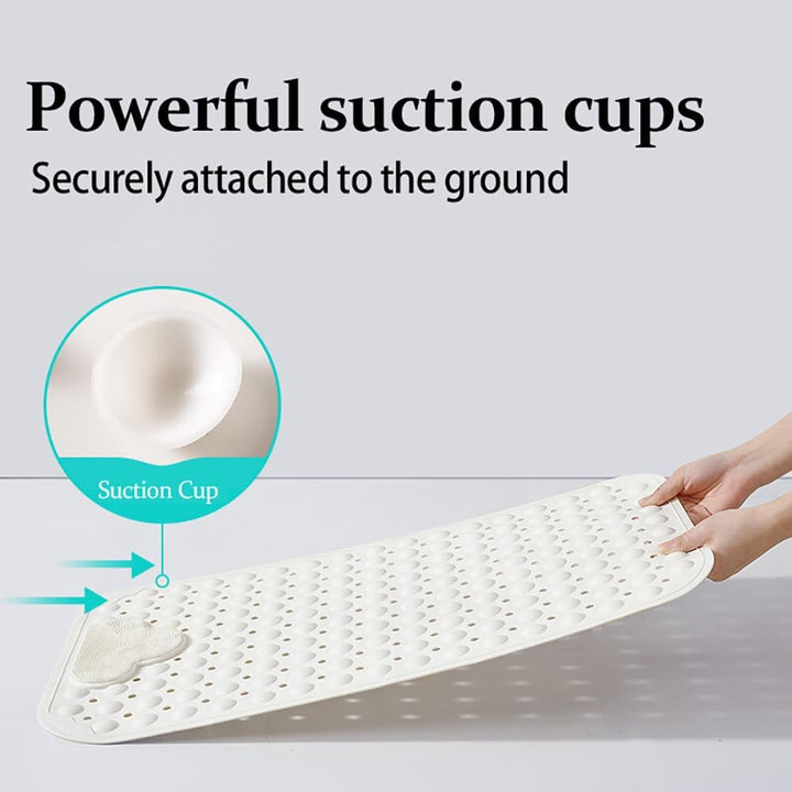 Duschmatte rutschfest 120x80cm,Antirutschmatte Dusche mit Ablauflöchern,Duscheinlage rutschfest mit