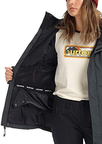 Burton Damen Jet Set Snowboard Jacke XS True Black Heather, XS True Black Heather