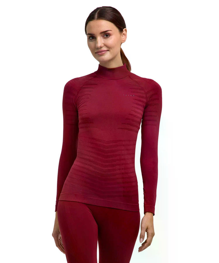 FALKE Damen Maximum Warm High Neck Funktionsshirt Langarm kalte bis sehr kalte Temperaturen Funktion