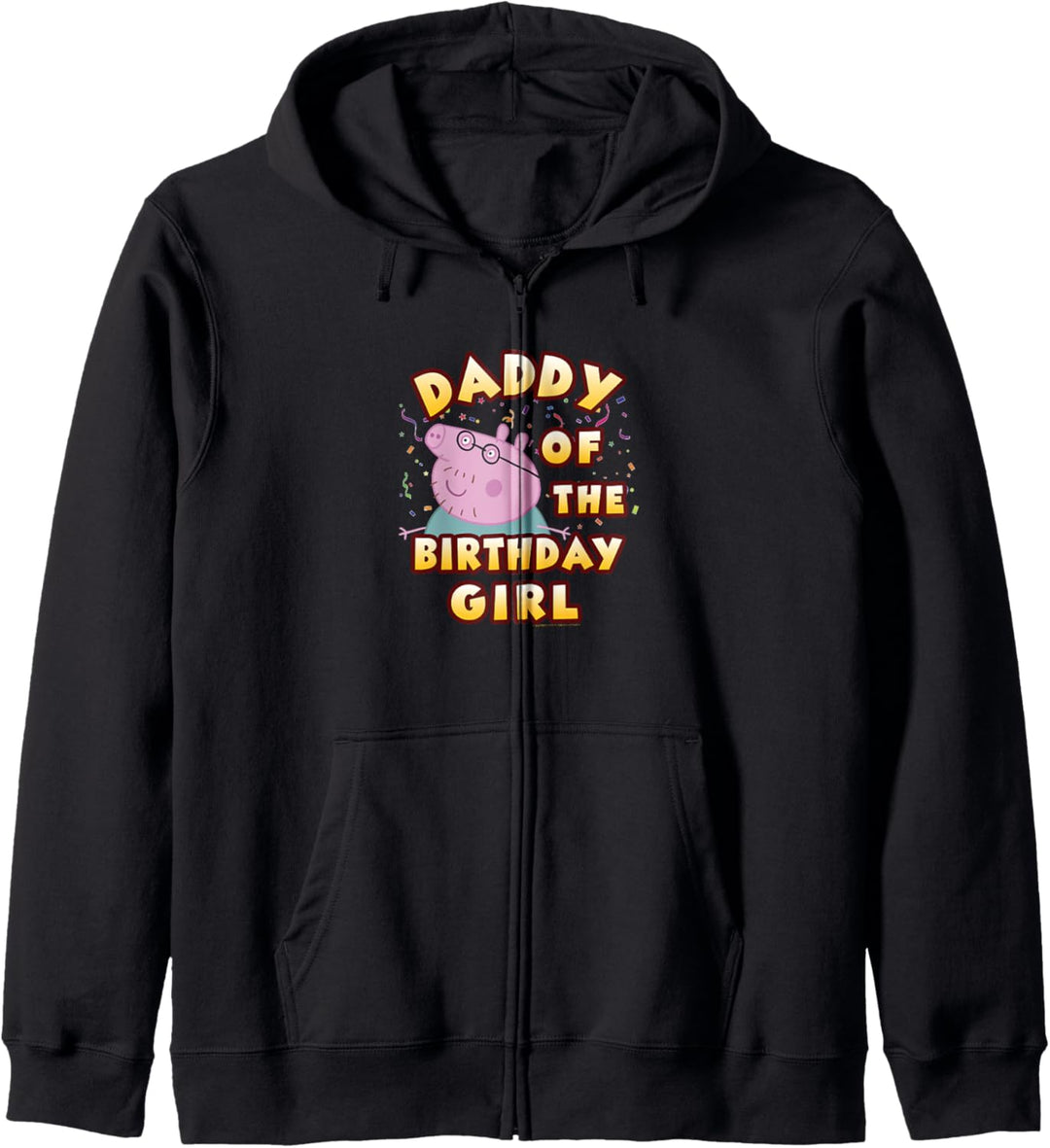 Peppa Pig Daddy Of The Alles Gute zum Geburtstag Girl Kapuzenjacke