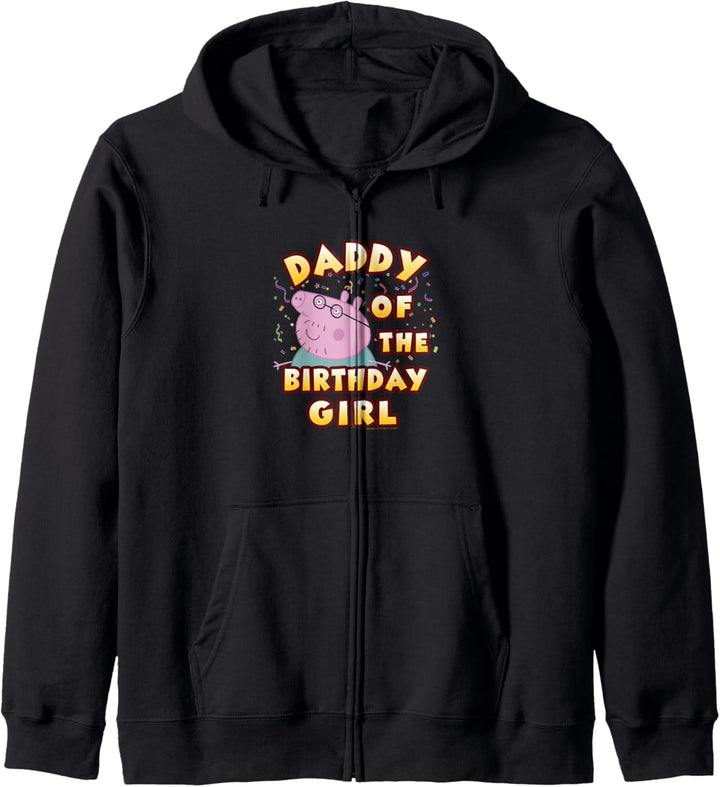 Peppa Pig Daddy Of The Alles Gute zum Geburtstag Girl Kapuzenjacke