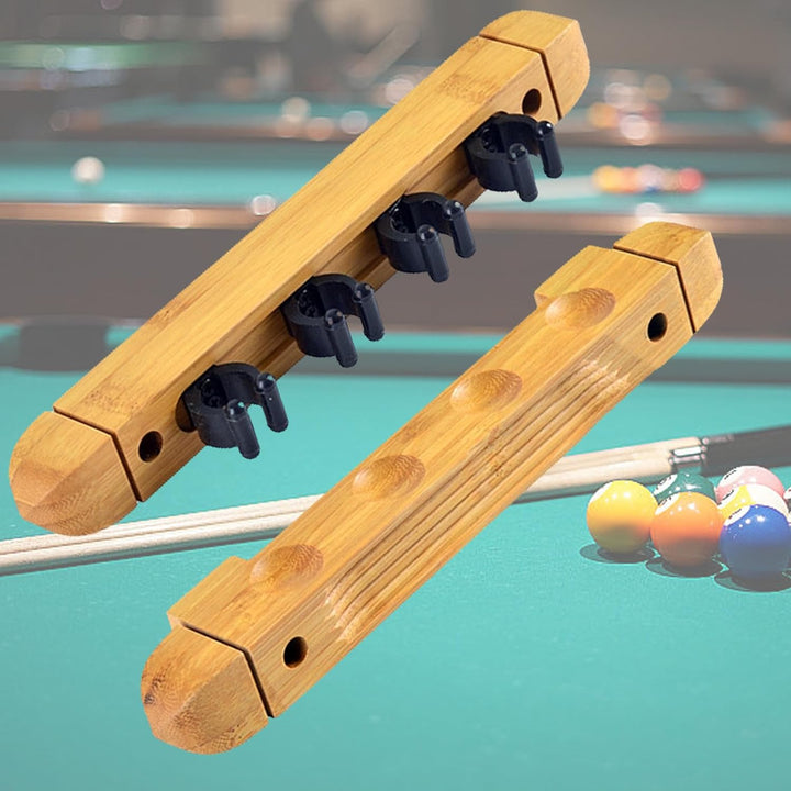 4 Löcher Billard Queue Halter Wandmontierter, Holds 4 Cues Billard Billardqueue-Rack, Pool Wall Moun
