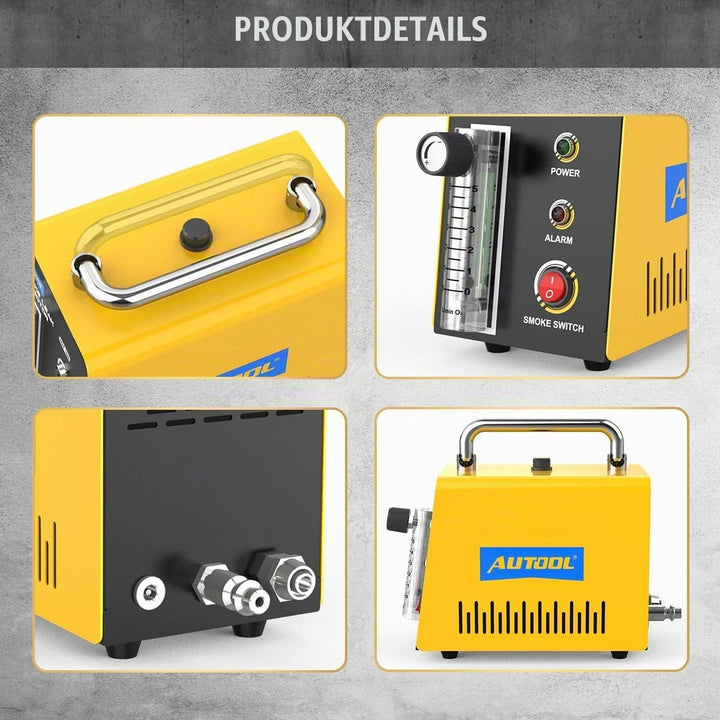 AUTOOL SDT103 Fahrzeug-Leckdetektor, Rauchdetektor, Rauchdiagnose, Vakuum, Evap-Diagnosetester, Rohr
