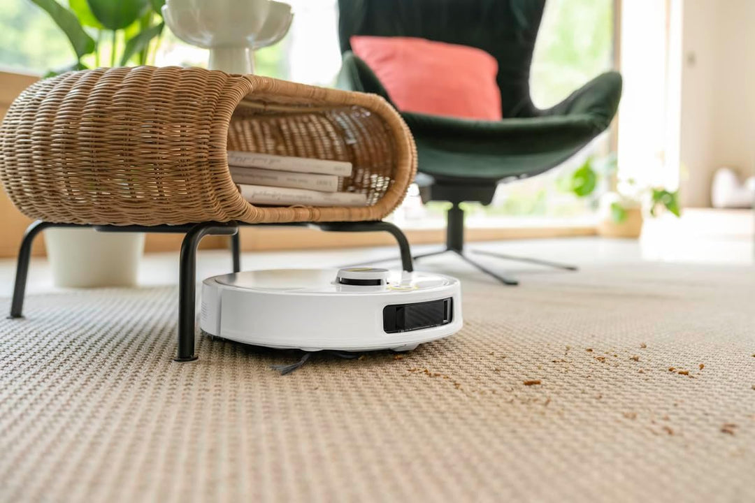 KÄRCHER RVM 4 Comfort Extra Saugwischroboter mit rotierenden anhebbaren Mopp-Scheiben, 15.000 Pa, Li