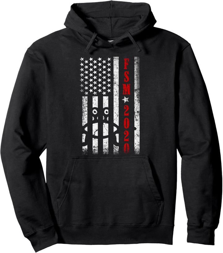 FSM 2020 American Church of the Flying Spaghetti Monster Pullover Hoodie