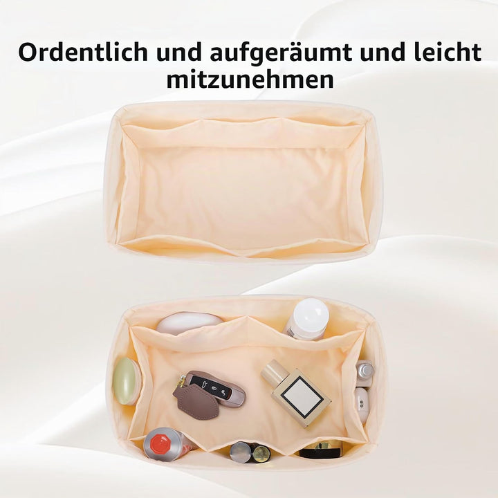 DGAZ Handtasche Tasche Organizer, Seide Innentaschen für LV Speedy Nano/20/25/30/35/40/45 Tasche, Le