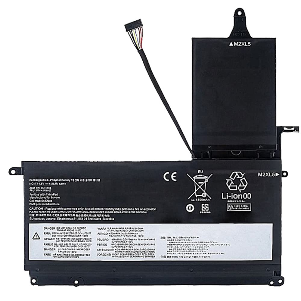 XITAIAN 14.8V 4250mAh 63Wh 45N1166 45N1167 Ersatz Laptop Akku für Lenovo ThinkPad S5 S531 S5-S531