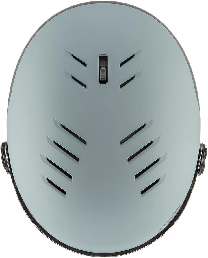 uvex Wanted Visor Visier Skihelm - Navy mat glacier - rhino matt 58-62 cm, glacier - rhino matt 58-6