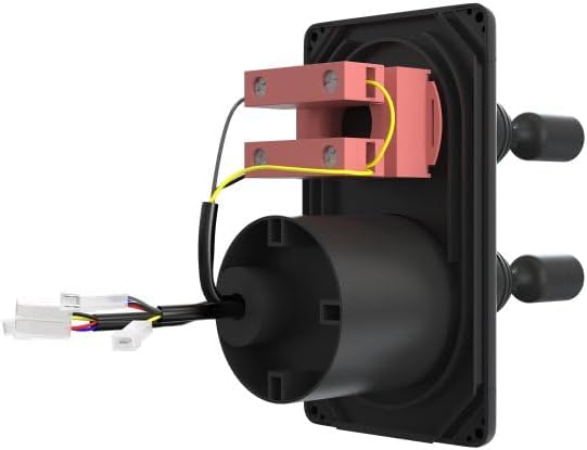 Sleipner, Bedienfeld für Bug-/Heckstrahlruder, Dual-Joystick Schwarz, Schwarz