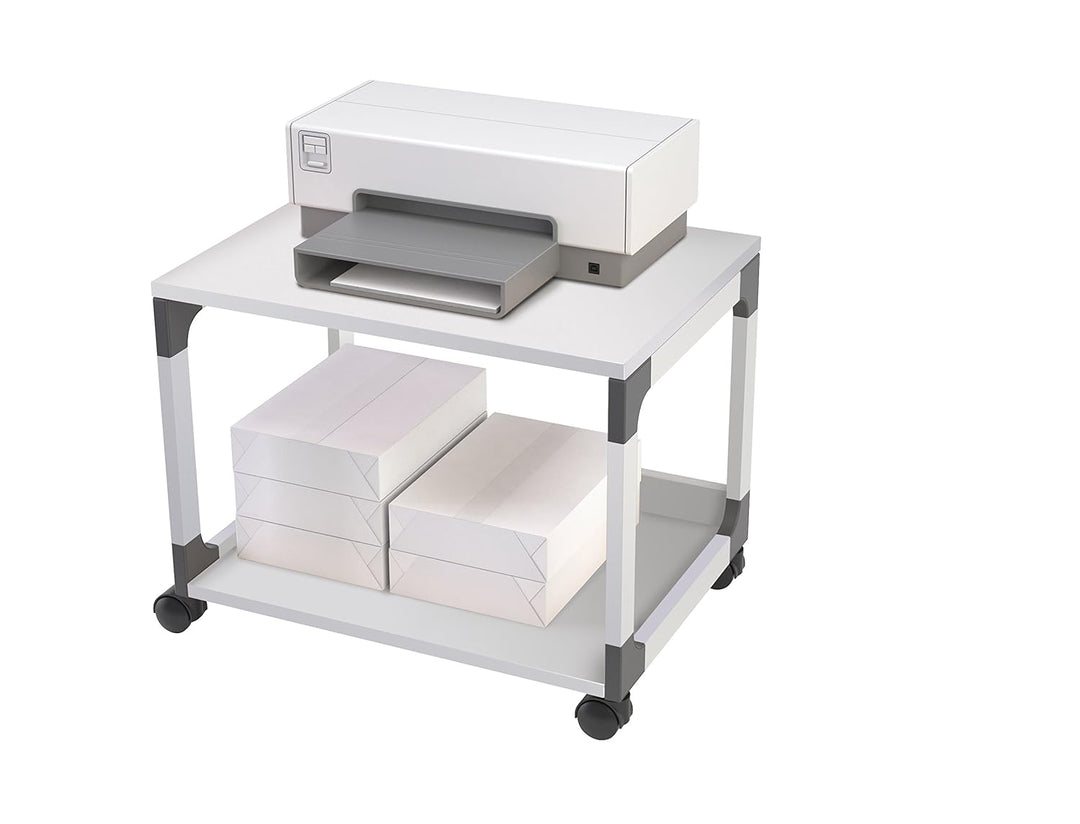 Durable System Multi Trolley 48, grau, glasfaserverstärkte Ecken, Kippschutz - 600 x 477 x 432 mm, 3