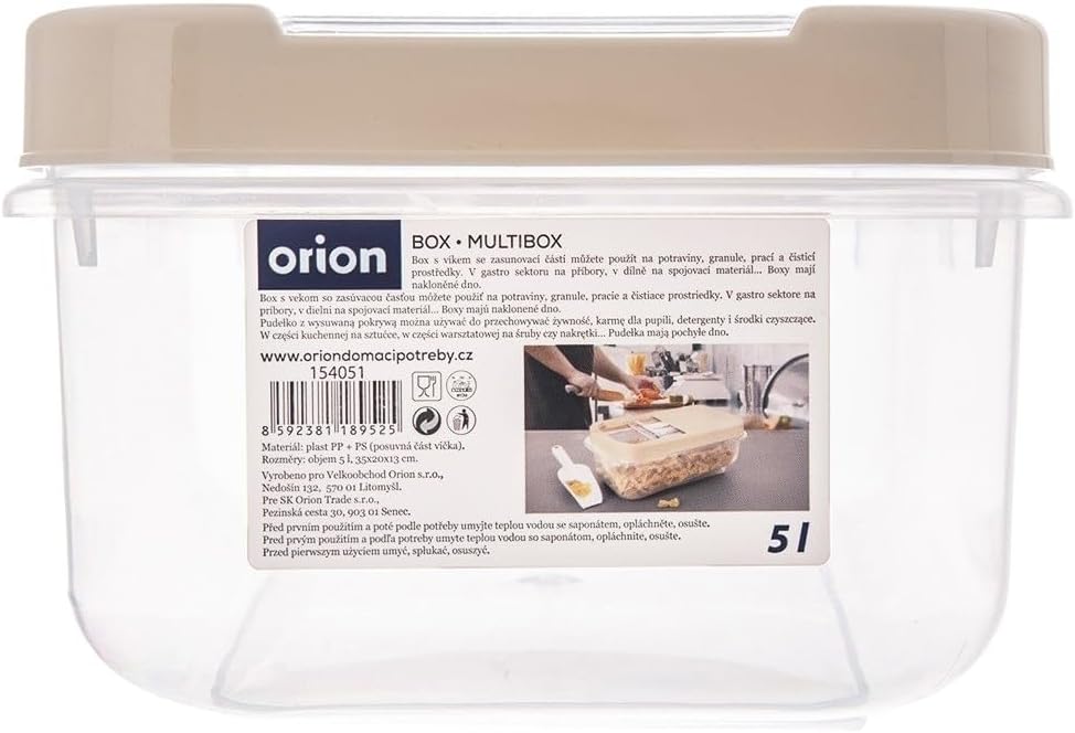 orion group - Aufbewahrungsbox mit deckel - Aufbewahrungsbehälter lebensmittel - Küchen Frischhalted