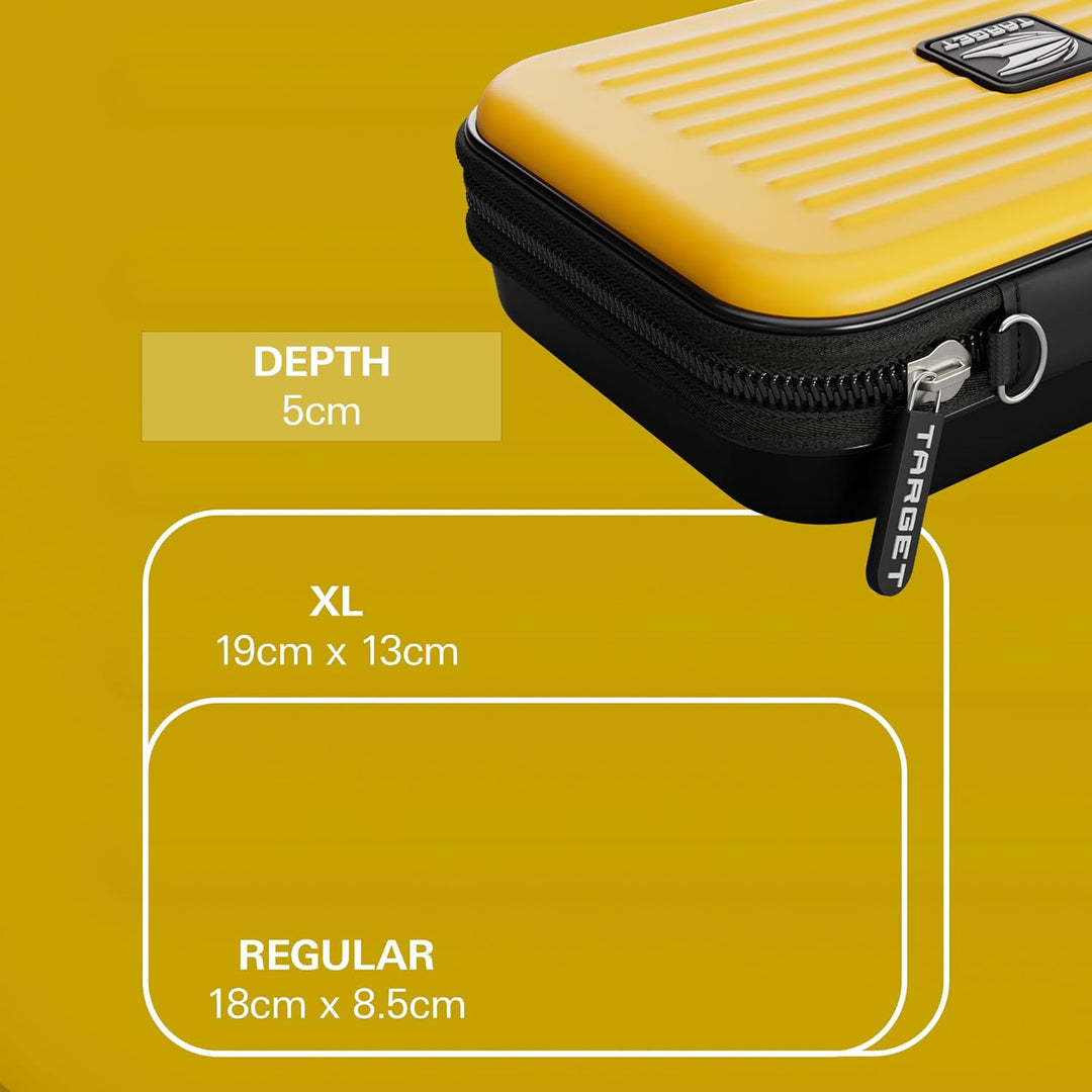 Target Darts Takoma XL Darts Case - Holds x 2 Satz Darts Brieftasche Gelb, Gelb