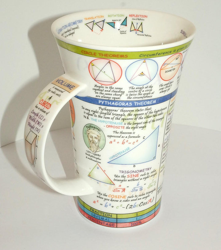 DUNOON Becher Glencoe Motiv " MATHS MADE EASY ”