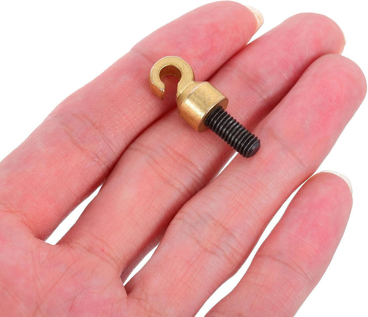 Cabilock 2 Stück M5-Gewindehaken Ersatzteile für Standuhren Grossmutter-Uhrenhaken Offener Haken für