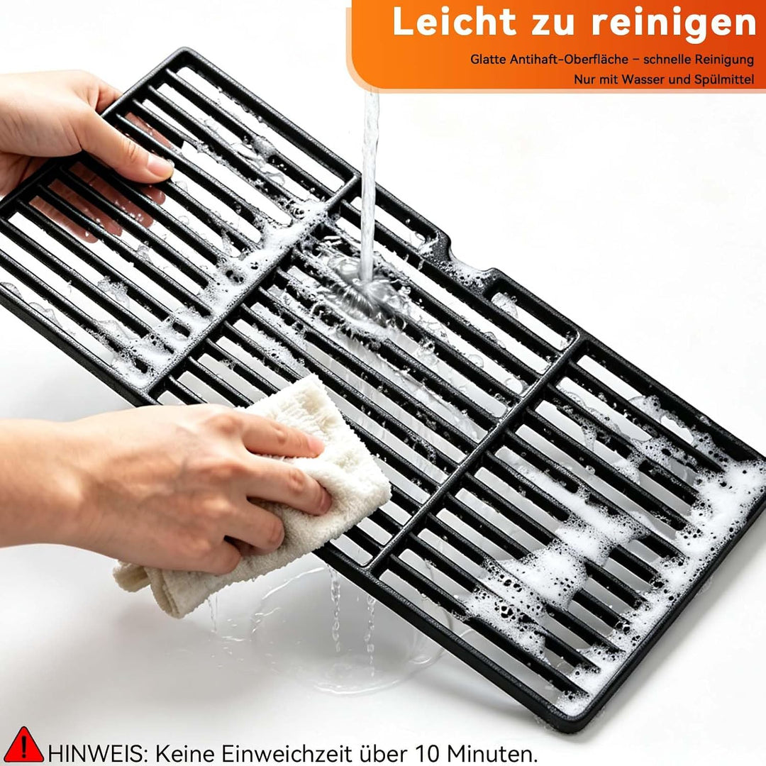 43 x 63 cm Gusseisen Grillrost für Enders Boston 3, Enders Monroe Pro 3, Landmann Triton 3 &amp; 4, Char