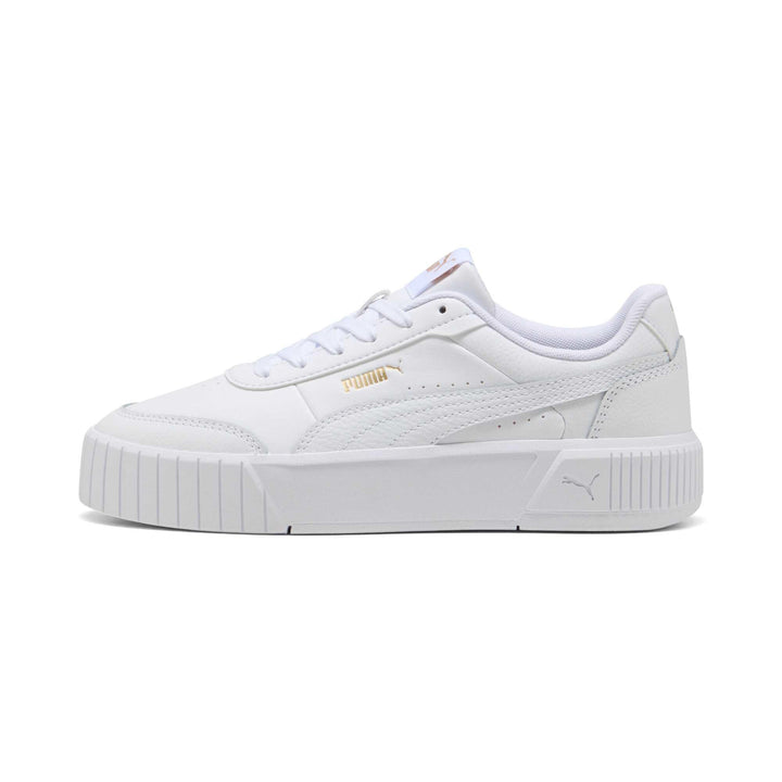 Puma Damen Carina Mia White Black Schuhe 41 EU Puma Weisses Puma Gold, 41 EU Puma Weisses Puma Gold