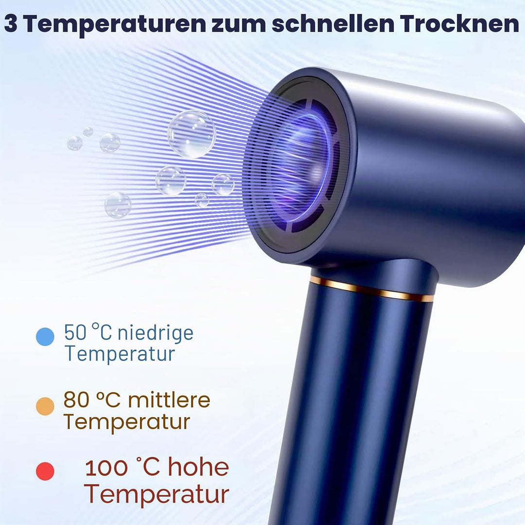 Hair Styler 5 in 1 Haarstyler Set,1400 W Airstyler Air Curlers Föhn Mit Rundbürstenföhn Warmluftbürs