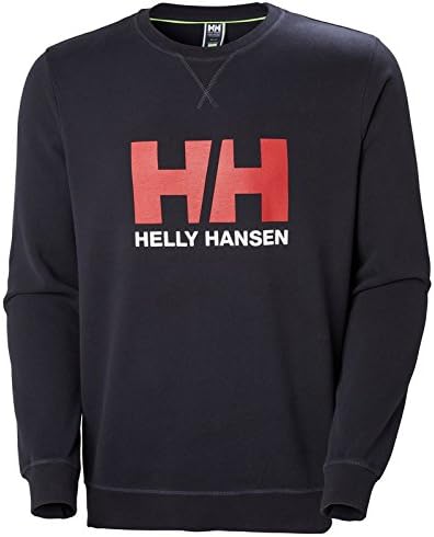 Helly Hansen Herren HH Logo Crew Pullover Marineblau S, Marineblau S